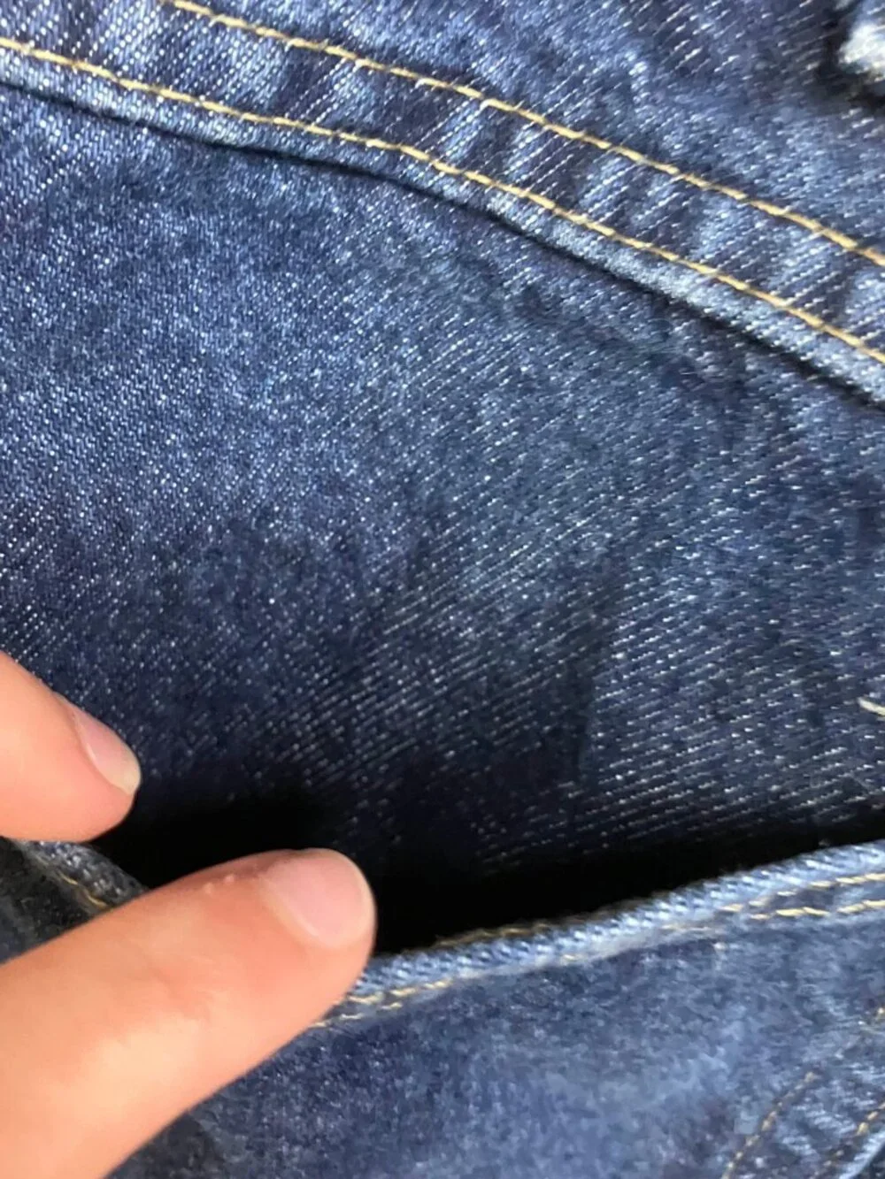 Wrangler Jeans Men's 34x30 Blue Regular Fit Straight Leg Denim Pants Vintage